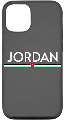 Hülle für iPhone 12/12 Pro Jordanische Sporttrikot-Flagge