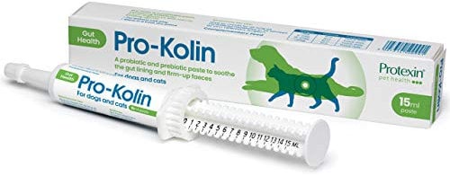 Protexin - Pro-Kolin for dogs and cats - Probiotic paste to support the gut 15ml + Syringe