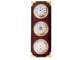 Nautische Wetterstation, Barometer und Wetterstation, mit Uhr, Barometer, Nautisches Thermometer, 35 cm, spanische Barometer-Texte