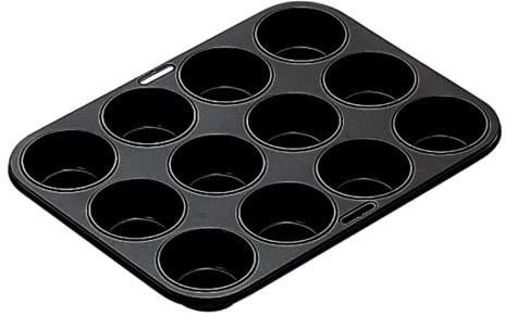 Ibili Molde Moka 12 CAVIDADES, Stainless Steel, Negro, 35 x 27 x 3 cm