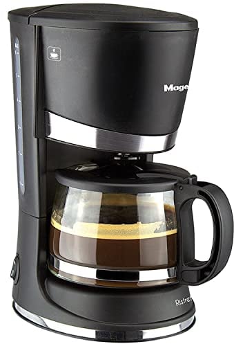 MAGEFESA Ristretto 600 - Cafetera Eléctrica de 6 Tazas, 600W, Sistema Anti-goteo, Filtro Extraíble, Protector de Sobrecalentamiento