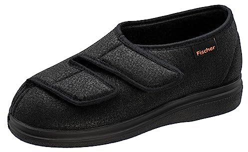 Fischer Ortho, Unisex Niedrige Hausschuhe, Schwarz (schwarz 222), 42 EU (7.5 UK)
