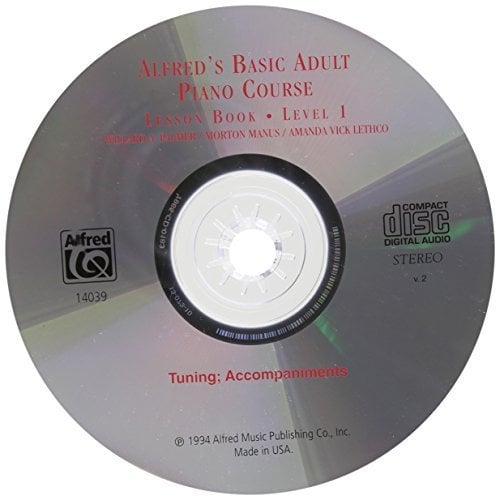 Alfred's Basic Adult Piano Course CD for Lesson Book: Level 1 by Willard A. Palmer Morton Manus Amanda Vick Lethco(1995-01-01)