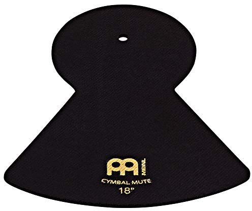 Meinl Cymbals Cymbal Mute Schlagzeug Becken Dämpfer 18 Zoll (45,72cm) für geräuscharmes Üben Zuhause – Drumset Zubehör, Schwarz (MCM-18)