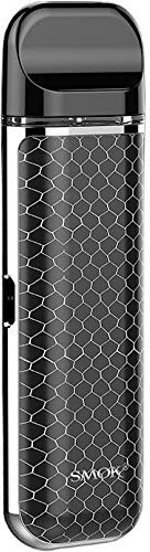E Shisha Set, Authentisch Smok Novo Pod Vape mit 2 ml TPD-Tankverdampfer und 450 mAh 18650 Eingebaute Batterie, Ohne Nikotin, Ohne Flüssigkeit (Schwarze Kobra)
