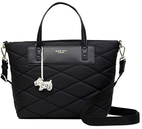 RADLEY London Charleston Umhängetasche aus Nylon, Schwarz, Medium