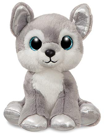Aurora, 61202, Sparkle Tales, Aspen The Husky Dog, Soft Toy, 7In, Grey and White