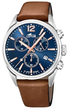 Lotus HerrenArmbanduhr Chronograph Quarz Leder 18691/2