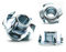 M8 (8mm ¯) T-Nuts Four Pronged Captive Blind Threaded Inserts For Wood Furniture (Pack of 20)