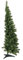 DMORA Albero di Natale Aosta, Mezzo Albero da parete artificiale extra folto, Albero effetto reale in PVC, 361 rami, Altezza cm 180