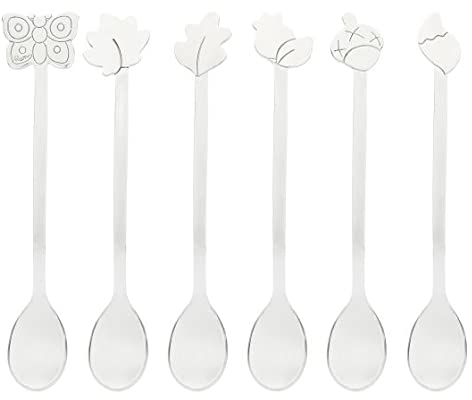 THUN SET 6 CUCCHIAINI GRACE Acciaio inossidabile ornato