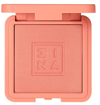 3INA MAKEUP - The Blush 212 - Koralle Leicht zu verblenden - Powder Blush mit natürlichem und seidigem Finish - Langanhaltend und Aufbaubares Blush Puder - Vegan - Cruelty Free