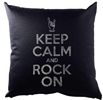 Urban Backwoods Keep Calm and Rock On Kissen Dekokissen