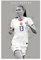 EYEZER Alex Morgan Leinwand-Poster, Schlafzimmer, Dekoration, Sport, Landschaft, Büro, Raumdekoration, Geschenk, ungerahmt, 30 x 45 cm