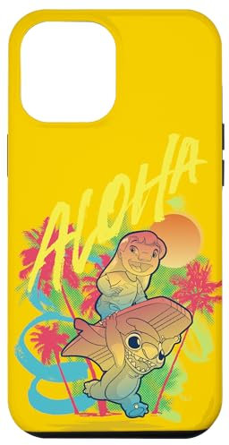 iPhone 13 Pro Max Disney Lilo & Stitch Beach Vibes Sunny Surfing Aloha Case