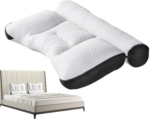 Nackenkissen, ergonomisches Kontur- -Schaum-Kissen, verstellbares Seitenschläferkissen, konturiertes Nackenkissen, Nackenkissen, Nackenkissen, Reise-Nackenkissen für Seiten- und Rückenschläfer