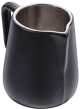 VICASKY Coffee Latte Pot Model Mini Milk Steamer Pitcher Metal Models Mini Dollhouse Furniture Milk Steamer Cup Espresso Pitcher Coffee Mugs Mini Ornament Miniature Alloy Toy