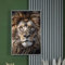 sedax LED Bilder Tiere | Löwe Scar 30 x 40 Holz Flora – Stimmungsvolle LED Beleuchtung, Individuell & langlebig I Modernes Wandbild mit warmweißen & kaltweißen LEDs für gemütliche Atmosphäre