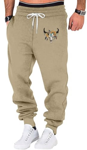 Arbeitshosen Männer Latzhose Stoffhose Herren Leggings Gym Hose American Football Hose Pants Herren Herren Unterhosen Baumwolle Leggings Bequeme Hose Herren Jogginghose Beige XL