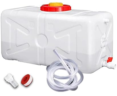 Réservoir De Stockage D'eau Hdpe De Qualité Alimentaire | Réservoir De Stockage D'eau D'urgence De 25l-200l à Capacité | Réservoir D'eau En Plastique En Plastique En Service Lourd Et Fuite (Size:120L)