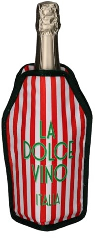 Giftcompany Froid Kühlmanschette La Dolce Vino Italia rot/weiß 23,5cm