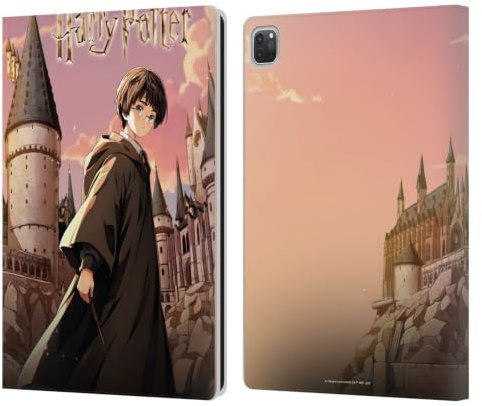 Head Case Designs Licenza Ufficiale Harry Potter Harry Potter Celebrazione Anime Custodia Portafoglio in Pelle Compatibile con Apple iPad PRO 12.9 2020/2021/2022