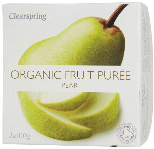 Clearspring Fruit Puree Pear 2 X 100g Desserts & Sweets Healthy Food