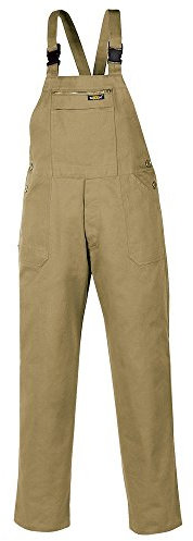 Texxor 8030 - Salopette pantaloni da lavoro di base per l'industria e l'artigianato, 24, kaki/beige