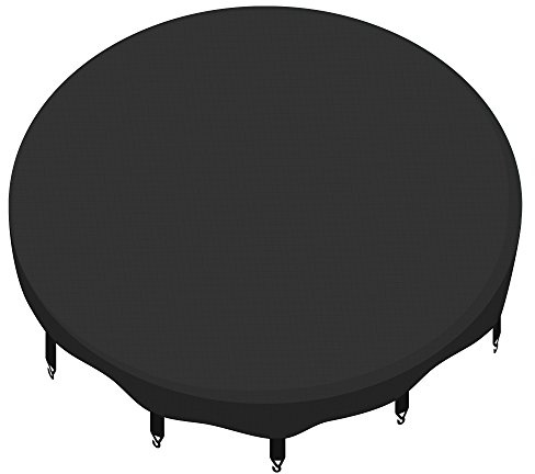 awm Trampolin Abdeckplane schwarz 300cm - 305cm Wetterplane Regenabdeckung Schutzplane Trampolin Ersatzteile