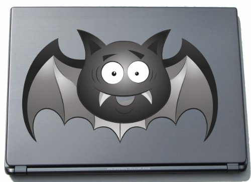 pinkelephant Laptop-Aufkleber - Fledermaus 01 - bat - Laptop Skin - 297 mm Aufkleber