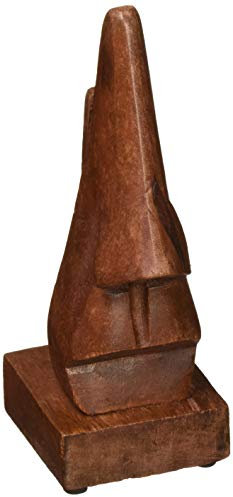 SouvNear Brillenhalter mit Holznase, Premium-Qualität, 16,5 cm, Braun