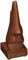 SouvNear Brillenhalter mit Holznase, Premium-Qualität, 16,5 cm, Braun