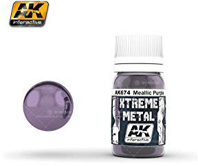 AK Interactive 30ml Extreme Metal Paints Metallic Purple # 674