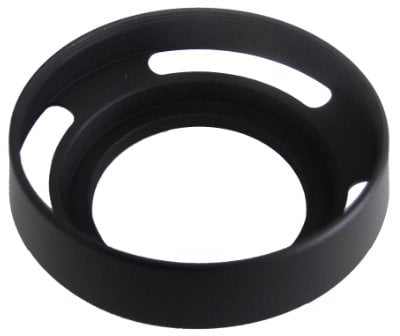 vhbw Gegenlichtblende passend für Fuji/Fujifilm XF 14 mm F2.8 R, Fuji/Fujifilm XF 18-55 mm F2.8-4 R LM OIS Objektiv Metall 58mm schwarz
