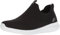 Skechers Ultra Flex First Take, Zapatillas sin Cordones Mujer, Black Knit Mesh/White Trim, 39.5 EU