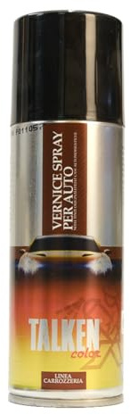 TALKEN - SPRAY - 200 ml - TINTE AUTO - FIAT 632 nero mica