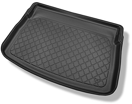 Mossa - Kofferraumwanne kompatibel mit VW Volkswagen Golf Sportsvan VII MPV (05.2014-12.2020) - Kofferraummatte rutschfest Schutzmatte - G