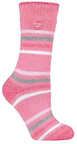 HEAT HOLDERS - Ladies Gift Box Warm Fleece Lined Fluffy Thermal Socks for Mum & Grandma