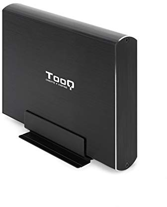 TooQ TQE-3531B - Carcasa para Discos Duros HDD de 3.5, (SATA I/II/III, USB 3.0), Aluminio, indicador LED, Color Negro
