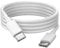 Adhiper USB-C to USB-C cable 60W 20V / 3A fast charging Data Synchronization Cable compatible for Huawei MateBook 13/14, MateBook X/E, for Huawei Mate X2, iPhone 15 Pro Max, Samsung etc (2M/white)