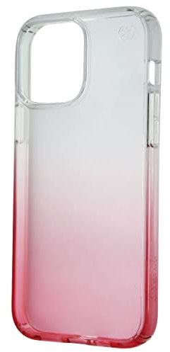 Speck Presidio Perfect-Clear + Ombre Hülle für iPhone 13 Pro Max mit MICROBAN Beschichtung (Clear/Vintage Rose)