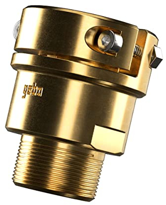 GEBO minigebo Kompaktadapter Messing - AG 1/2 Zoll x Ø 21,3 mm - für Stahlrohr