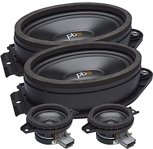 PowerBass OE69C-GM - 6x9 Direct Fit Compatible with GMC OEM Component Speakers Kit / 80Wmrs - 160Wmax - Pair