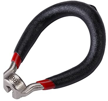 BBB Cycling Protune Speichenspanner 3,5 Mm reparaturwerkzeug, Speichenreparaturschlüssel für Alle Fahrräder, Werkstattwerkzeuge, Fahrradwartung, Btl-183 3.5, Schwarz