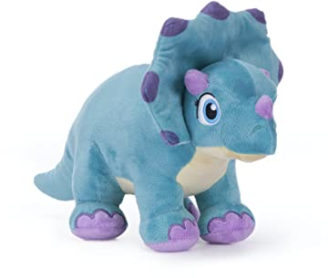 Posh Paws Dinky Dinosaurier, 25 cm, Triceratops Dinosaurier, Plüschtier