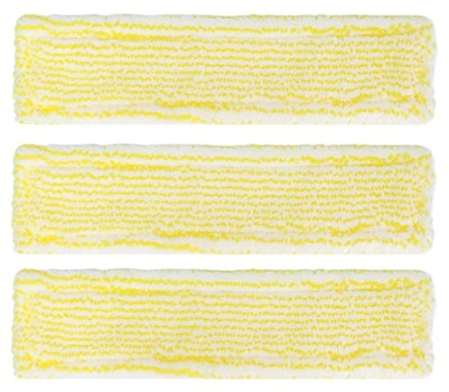 3 Mikrofaser-Wischpads, Kompatibel mit 3 Mikrofaser-Wischmopp-Pads, Kompatibel mit Wischmopp-Pads, Passend für Kärcher WV2 WV5 Window Neat Tools mit WV2 WV5 Window Neat Tools