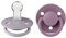 BIBS De Lux Schnuller 2er-Pack, BPA-frei, Kirschform Nippel. Silikon, Hergestellt in Dänemark. 0-36 Monate (2er Pack), Fossil Grey/Mauve