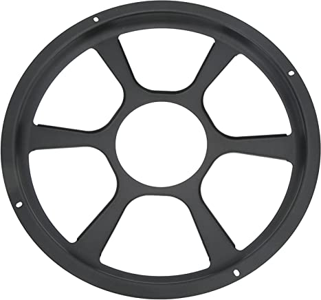 Auto-Audio-Lautsprecherabdeckung Schutztür Lautsprecherverkleidung Sub Woofer Ziergitter Schwarz(30cm/12in)