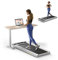 Cinta de Correr para el Hogar Debajo del Escritorio, 2.25HP Cinta de Correr Ultrafina Silenciosa, 10 km/h, 40 * 100cm cinturón, 12 Modos de Ejercicio, Pantalla táctil LCD, App y Control Remoto