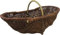 Gemüsekorb Kartoffelkorb Erntekorb WEIDENKORB Gartenkorb Pilzkorb Blumenkorb Einkaufskorb (36cm)